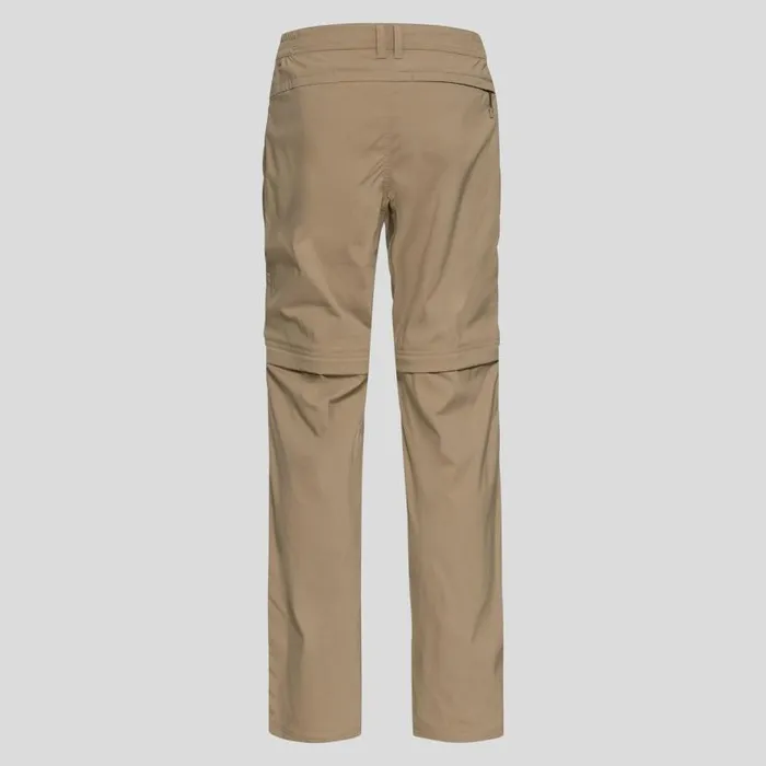 Odlo Hiking The Wedgemount Zip Off Hiking Pants Lead Gray 8211 Men