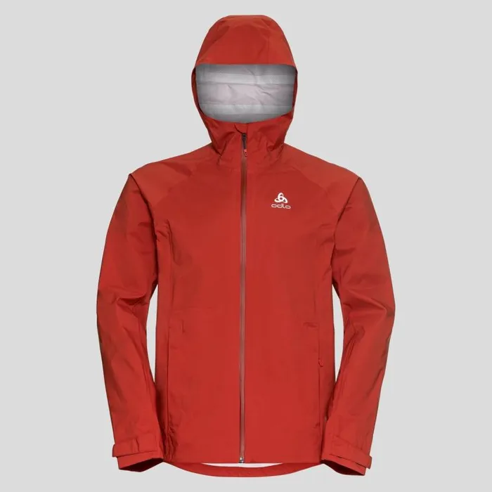 Odlo Jackets and Vests Aegis Hardshell Jacket Ketchup 8211 Men