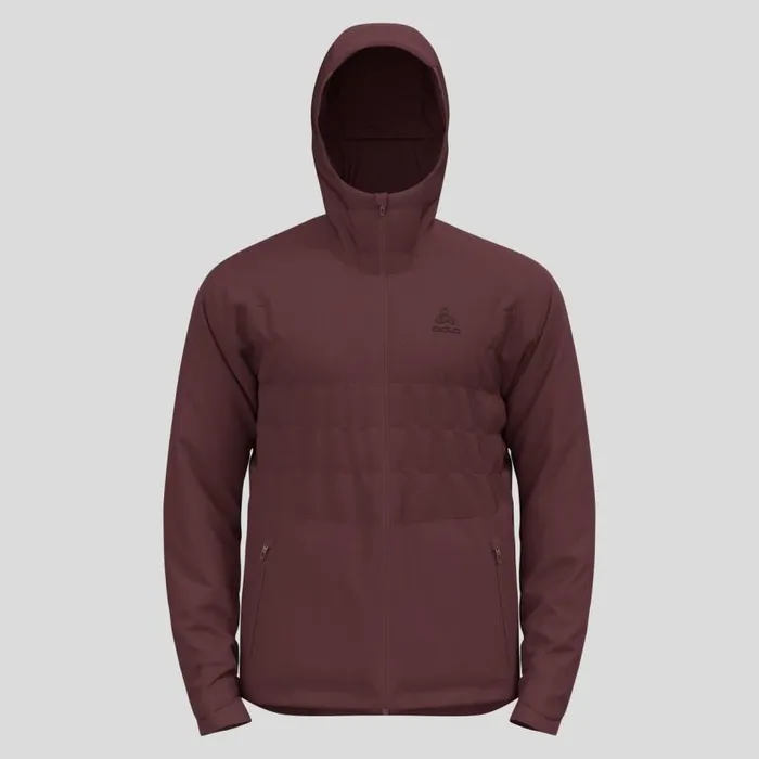 Odlo Jackets and Vests The Ascent SThermic Mid Insulation Hooded Jacket Fudge 8211 Men