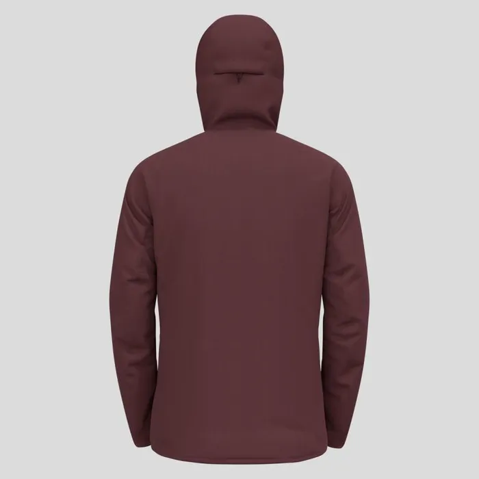 Odlo Jackets and Vests The Ascent SThermic Mid Insulation Hooded Jacket Fudge 8211 Men