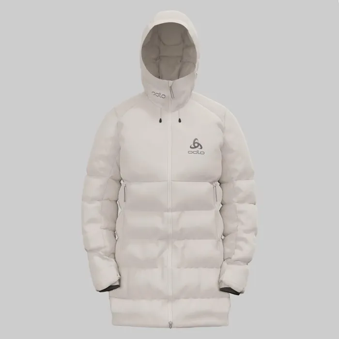 Odlo Jackets and Vests The Cocoon SThermic Team Parka Silver Cloud 8211 India Ink 8211 Women Odlo Jackets and Vests The Cocoon SThermic Team Parka Silver Cloud 8211 India Ink 8211 Women