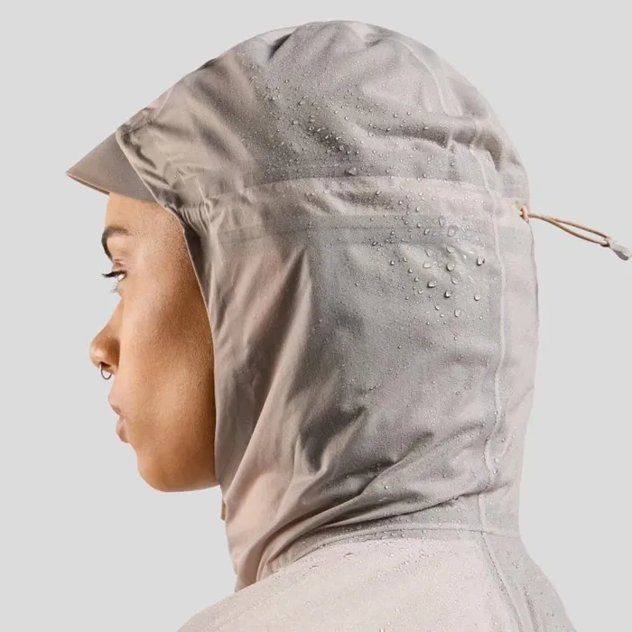 Odlo Jackets and Vests The Dual Dry Performance Knit Waterproof Insulated Running Jacket Silver Cloud 8211 Women