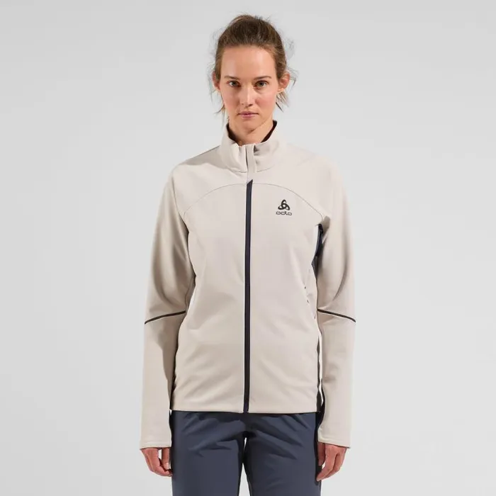 Odlo Jackets and Vests The Engvik CrossCountry Jacket Silver Cloud 8211 India Ink 8211 Women Odlo Jackets and Vests The Engvik CrossCountry Jacket Silver Cloud 8211 India Ink 8211 Women