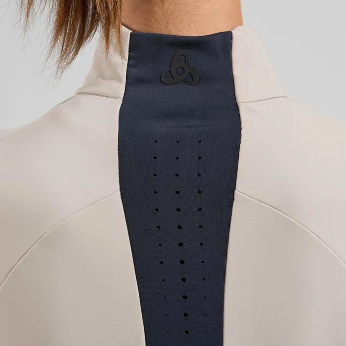 Odlo Jackets and Vests The Engvik CrossCountry Jacket Silver Cloud 8211 India Ink 8211 Women
