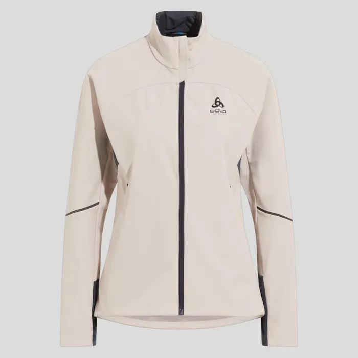 Odlo Jackets and Vests The Engvik CrossCountry Jacket Silver Cloud 8211 India Ink 8211 Women