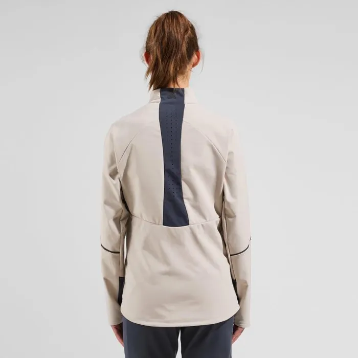 Odlo Jackets and Vests The Engvik CrossCountry Jacket Silver Cloud 8211 India Ink 8211 Women
