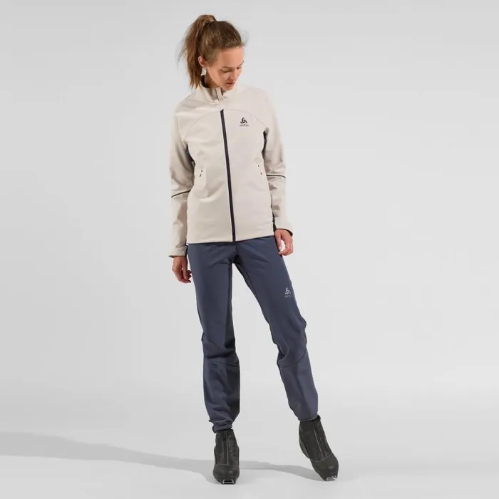 Odlo Jackets and Vests The Engvik CrossCountry Jacket Silver Cloud 8211 India Ink 8211 Women