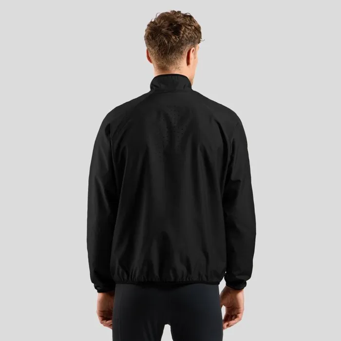Odlo Jackets and Vests The Essentials Light Running Jacket Black 8211 Men