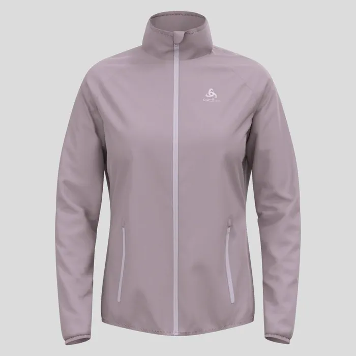 Odlo Jackets and Vests The Essentials Light Running Jacket Gray Ridge 8211 Women