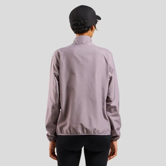 Odlo Jackets and Vests The Essentials Light Running Jacket Gray Ridge 8211 Women