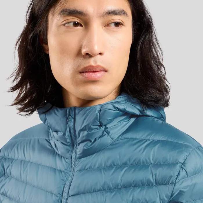 Odlo Jackets and Vests The XAlp Packable Hooded Down Jacket Provincial Blue 8211 Men