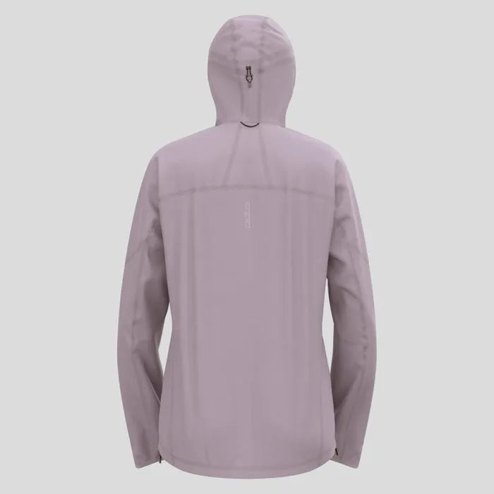 Odlo Jackets and Vests The XAlp Performance Knit Waterproof Running Jacket Gray Ridge 8211 Women