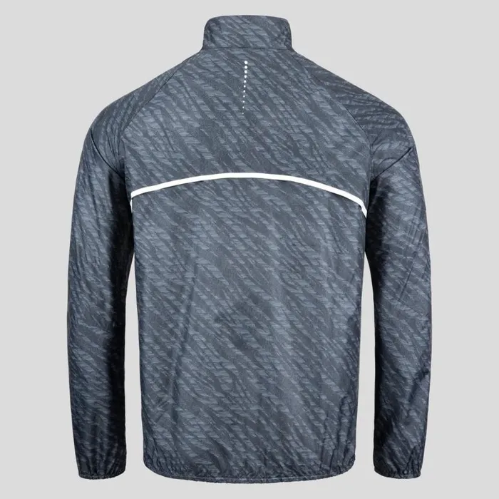 Odlo Jackets and Vests The Zeroweight Print Running Jacket Black 8211 Men