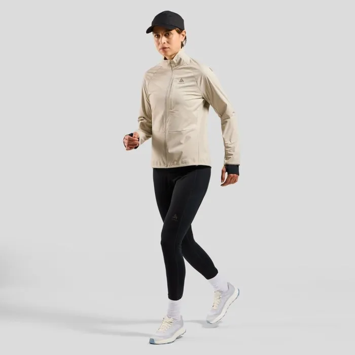 Odlo Jackets and Vests The Zeroweight Pro Warm Running Jacket 20 Silver Cloud 8211 Women