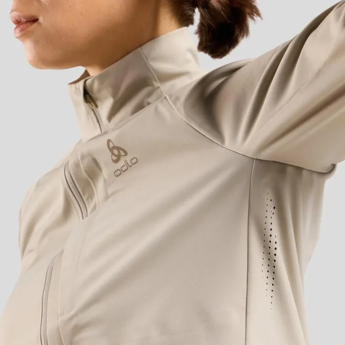 Odlo Jackets and Vests The Zeroweight Pro Warm Running Jacket 20 Silver Cloud 8211 Women