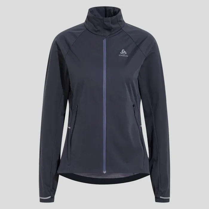 Odlo Jackets and Vests The Zeroweight Pro Warm Running Jacket India Ink 8211 Women