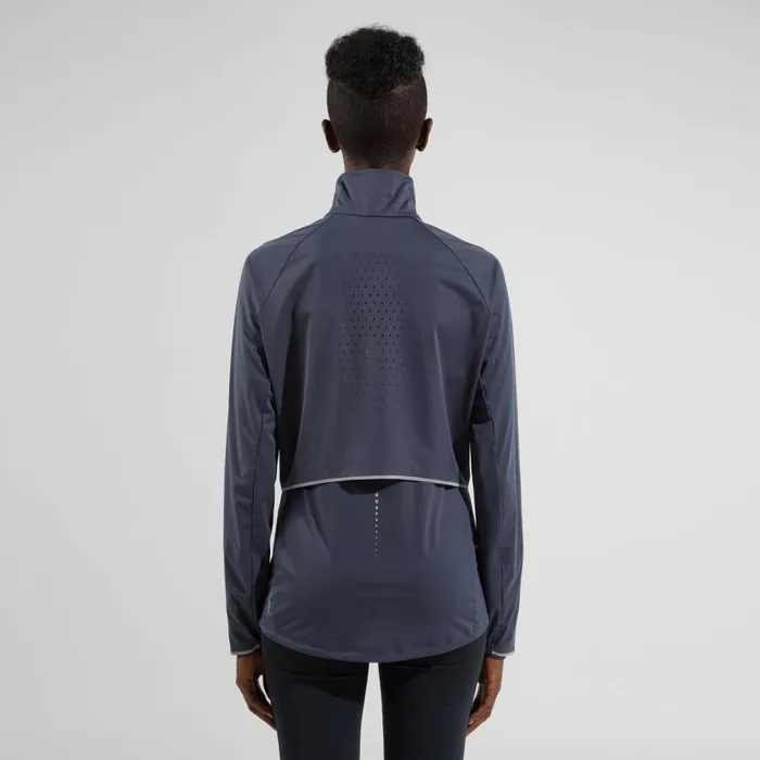 Odlo Jackets and Vests The Zeroweight Pro Warm Running Jacket India Ink 8211 Women