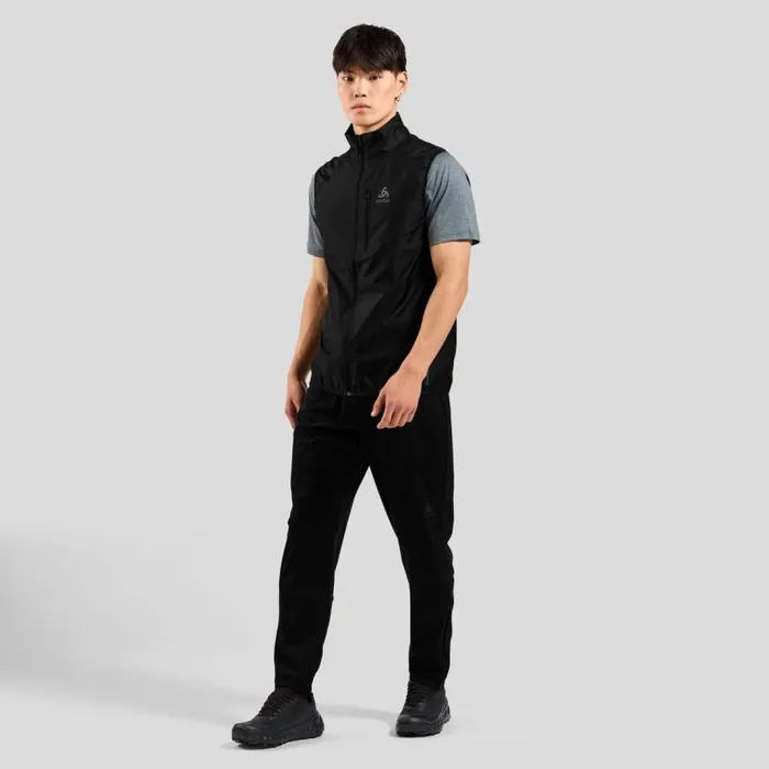 Odlo Jackets and Vests The Zeroweight Running Vest Black 8211 Men