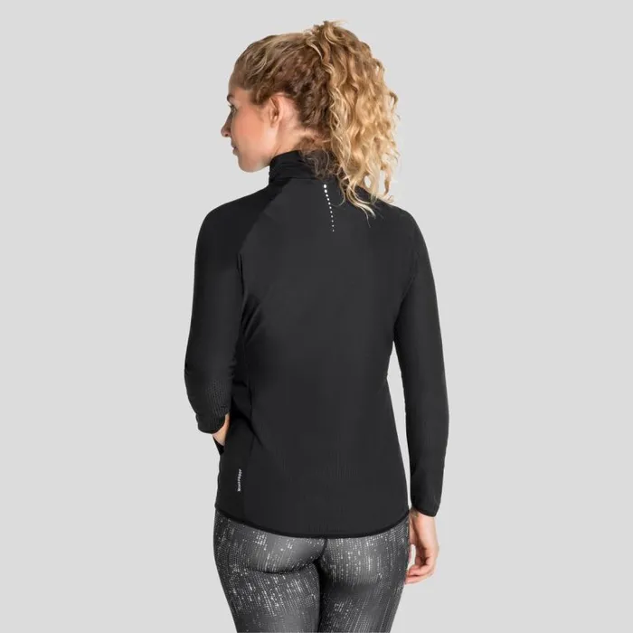 Odlo Jackets and Vests The Zeroweight Warm Hybrid Running Jacket Black 8211 Women