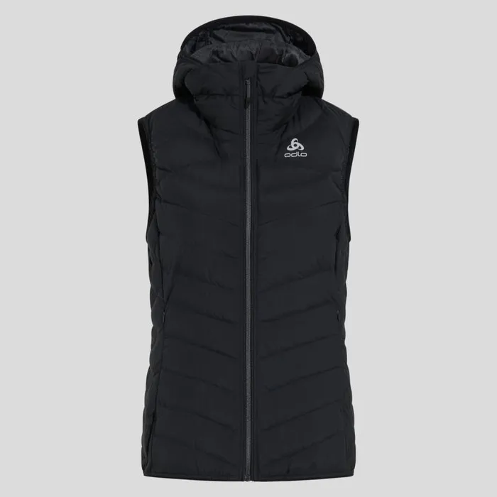 Odlo Mid Layers and Longsleeves The Air Cocoon Vest Black Melange 8211 Women