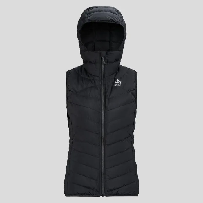 Odlo Mid Layers and Longsleeves The Air Cocoon Vest Black Melange 8211 Women