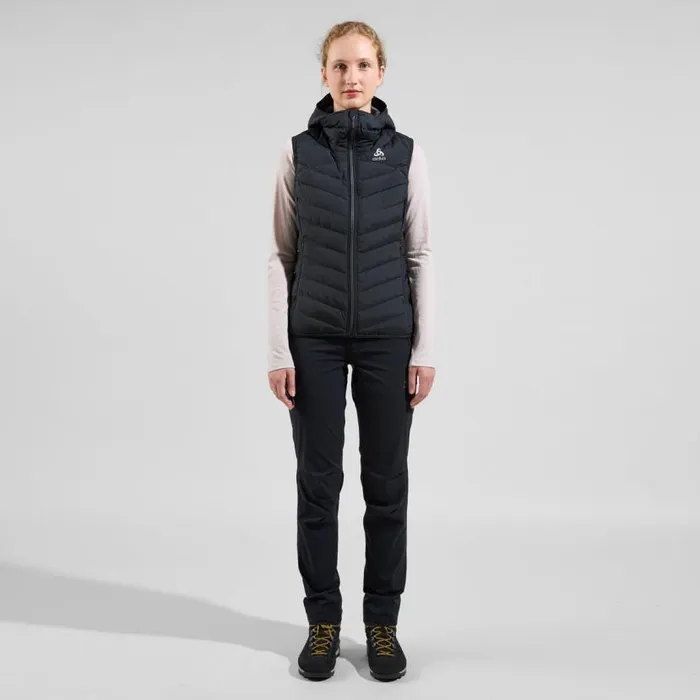 Odlo Mid Layers and Longsleeves The Air Cocoon Vest Black Melange 8211 Women
