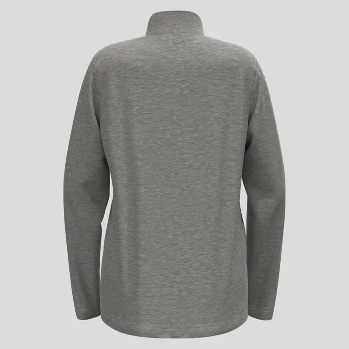 Odlo Mid Layers and Longsleeves The Berra 039 HalfZip Mid Layer Grey Melange 8211 Kids