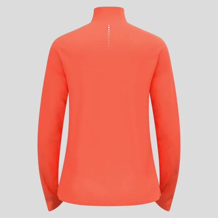 Odlo Mid Layers and Longsleeves The Essentials HalfZip Running Mid Layer Living Coral 8211 Women