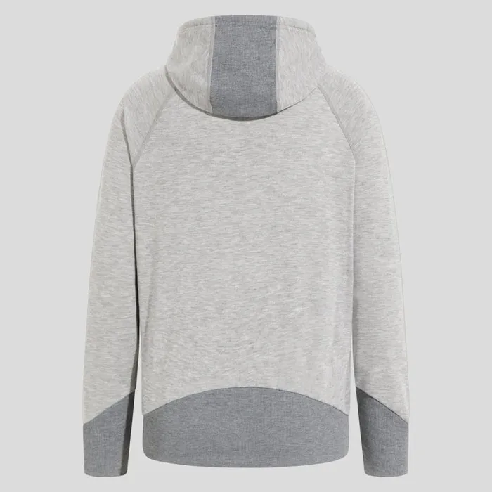 Odlo Mid Layers and Longsleeves The Move Mid Layer Hooded Zip Grey Melange 8211 Women