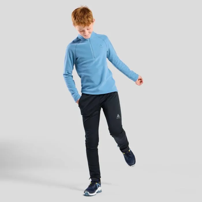 Odlo Mid Layers and Longsleeves The Rigi 039 HalfZip Mid Layer Provincial Blue 8211 Kids