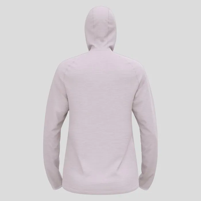 Odlo Mid Layers and Longsleeves The Run Easy Mid Layer Hoody Misty Lilac Melange 8211 Women