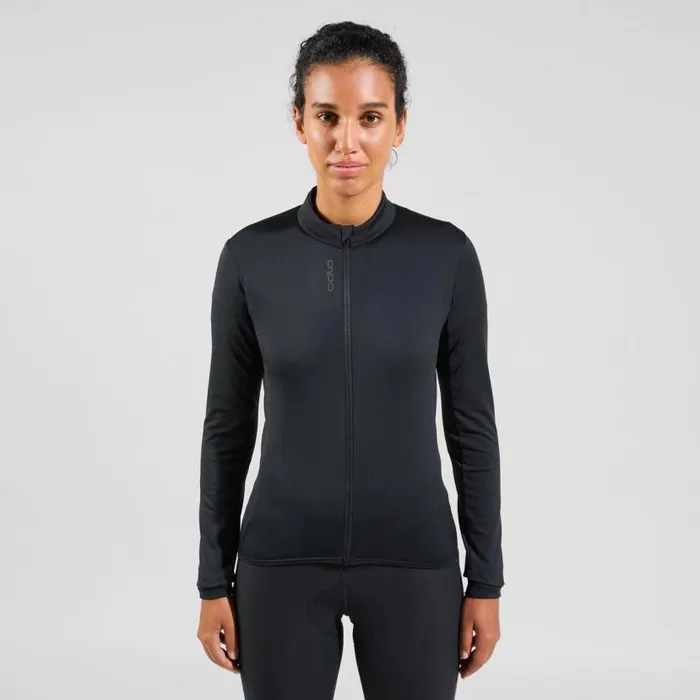 Odlo Mid Layers and Longsleeves The Zeroweight Ceramiwarm Mid Layer Jersey Black 8211 Women Odlo Mid Layers and Longsleeves The Zeroweight Ceramiwarm Mid Layer Jersey Black 8211 Women
