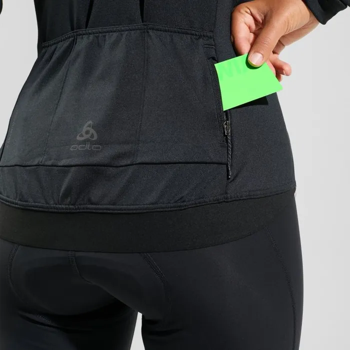 Odlo Mid Layers and Longsleeves The Zeroweight Ceramiwarm Mid Layer Jersey Black 8211 Women