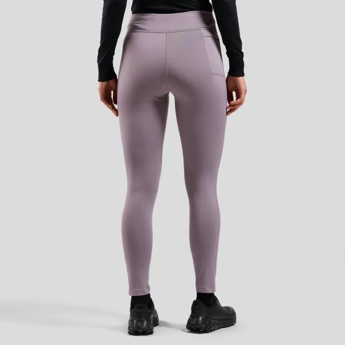Odlo Pants and Tights The Essentials Warm Running And Training Tights Gray Ridge 8211 Women
