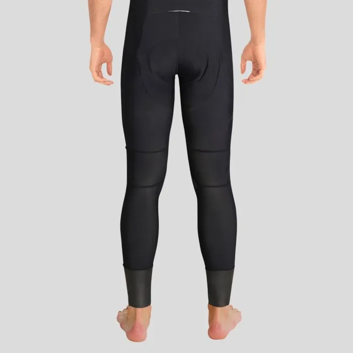 Odlo Pants and Tights The Zeroweight Warm Tights Suspenders Black 8211 Men