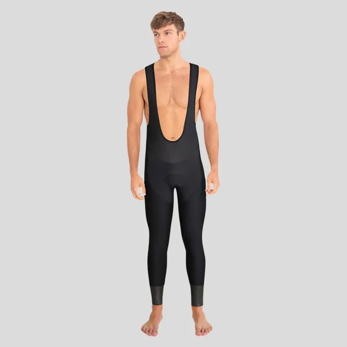 Odlo Pants and Tights The Zeroweight Warm Tights Suspenders Black 8211 Men
