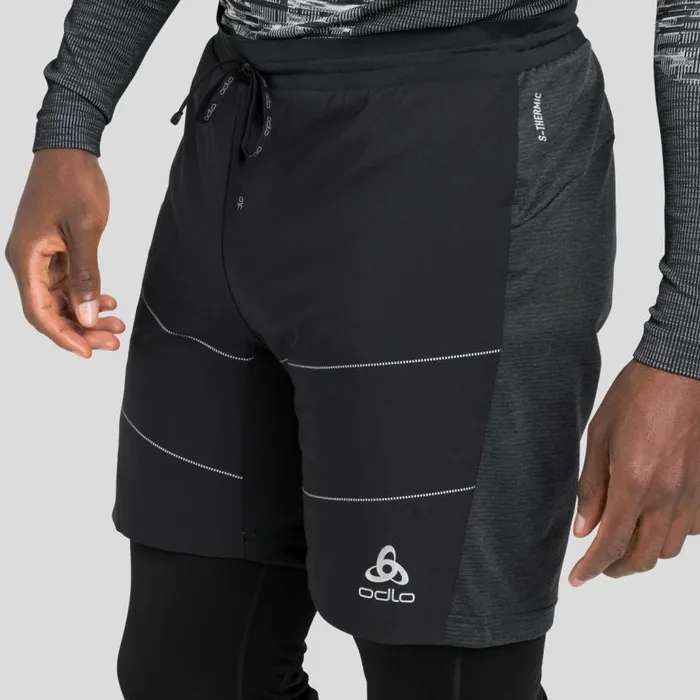 Odlo Shorts The Run Easy SThermic Shorts Black 8211 Men