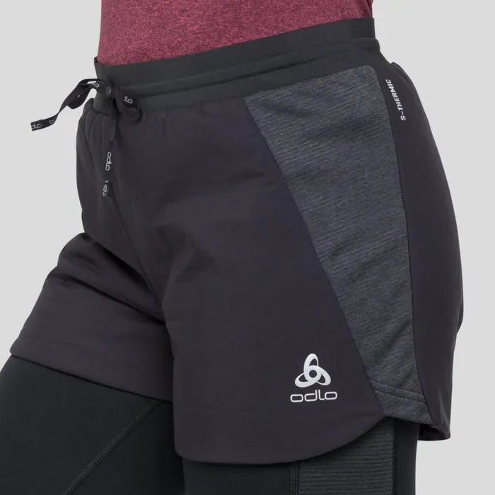 Odlo Shorts The Run Easy SThermic Shorts Black 8211 Women
