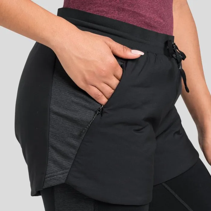 Odlo Shorts The Run Easy SThermic Shorts Black 8211 Women