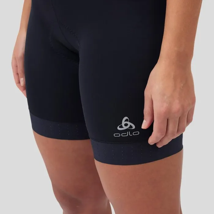 Odlo Shorts The Zeroweight Bib Shorts Black 8211 White 8211 Women