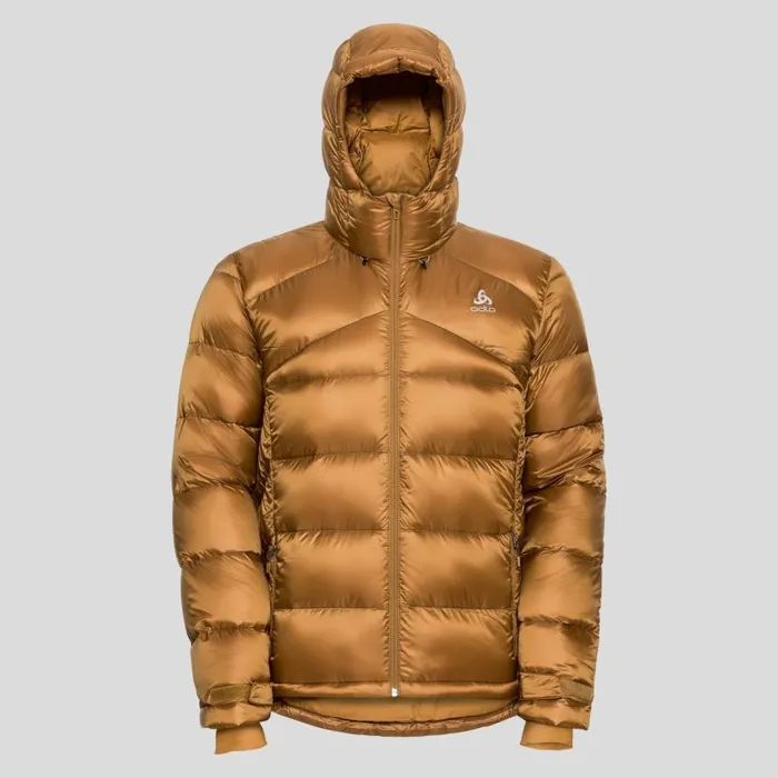Odlo Ski and Snow The Cocoon NThermic XWarm Insulated Jacket Golden Brown 8211 Men