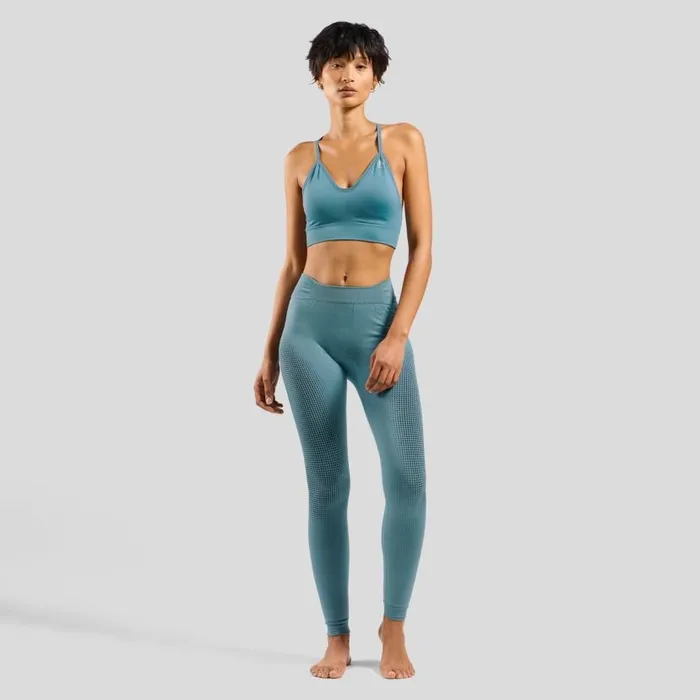 Odlo Sports Bras The Padded Seamless Soft 20 Sports Bra Provincial Blue 8211 Women