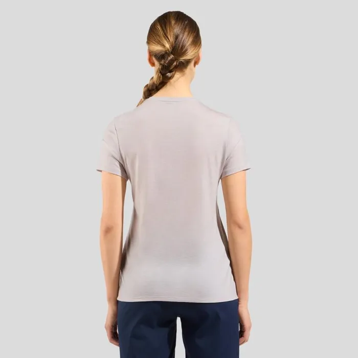 Odlo Tshirts and Polos Ascent Merino 160 Tree TShirt Silver Cloud 8211 Women
