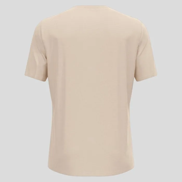 Odlo Tshirts and Polos Ascent Sun Sea Mountains TShirt Silver Cloud Melange 8211 Men