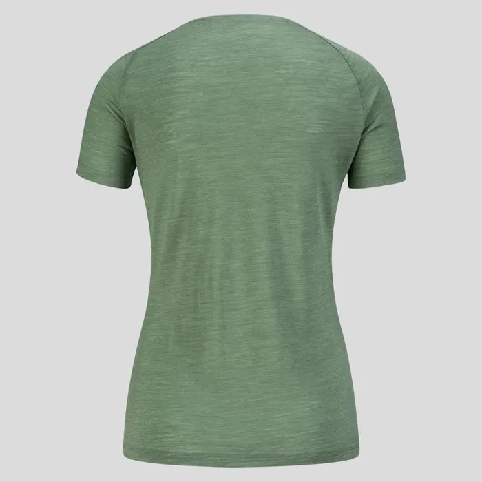 Odlo Tshirts and Polos The Ascent Performance Wool Light Sunrise TShirt Loden Frost Melange 8211 Women