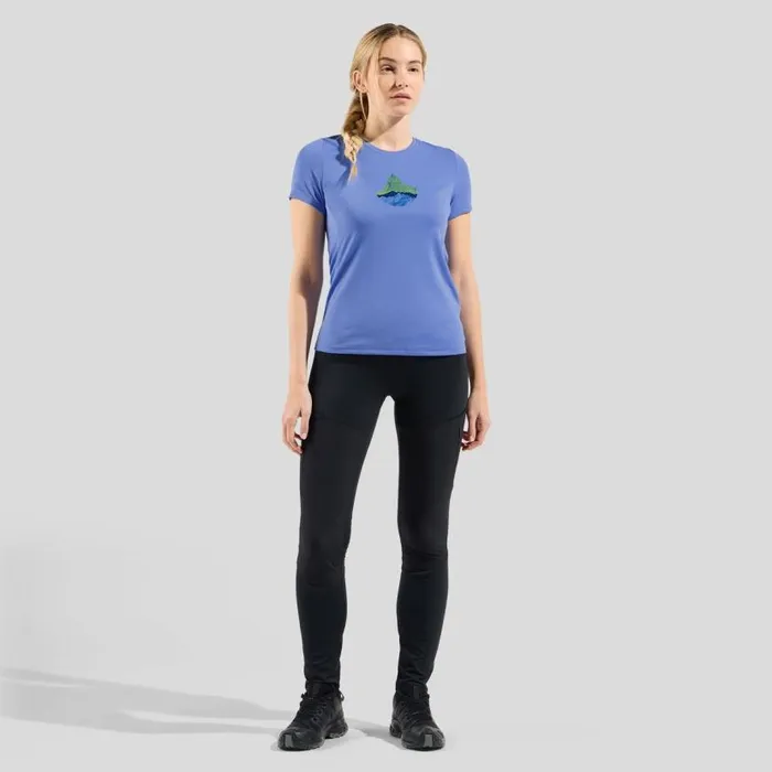 Odlo Tshirts and Polos The FDry Mountain TShirt Persian Jewel 8211 Women