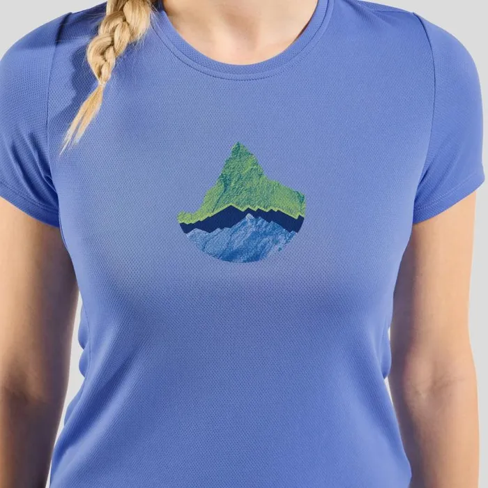 Odlo Tshirts and Polos The FDry Mountain TShirt Persian Jewel 8211 Women