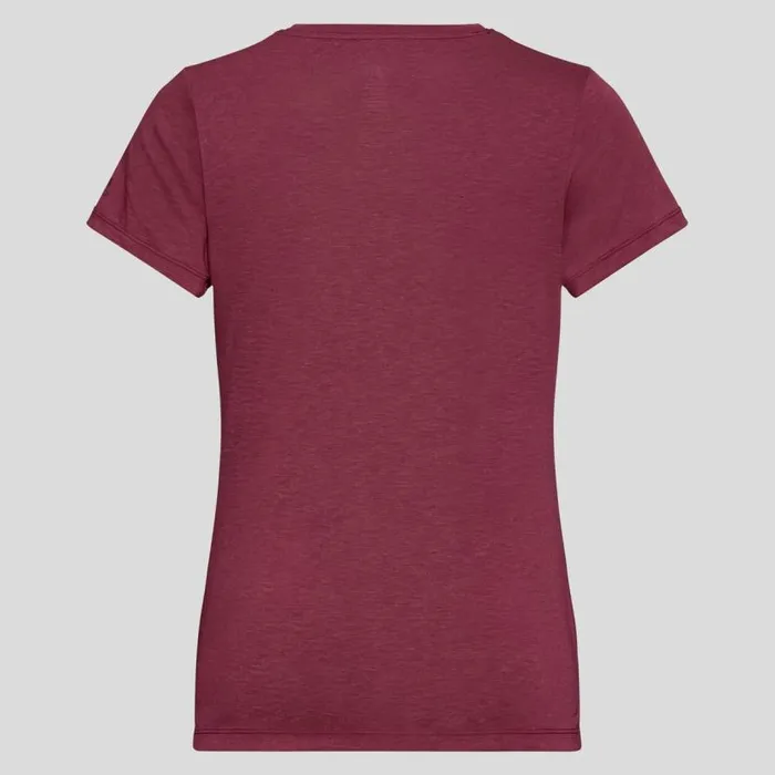 Odlo Tshirts and Polos The Halden Print TShirt Raspberry Fudge 8211 Women