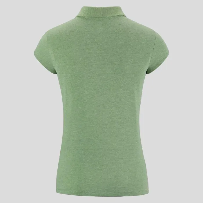 Odlo Tshirts and Polos The Kumano Polo Shirt Loden Frost Melange 8211 Women