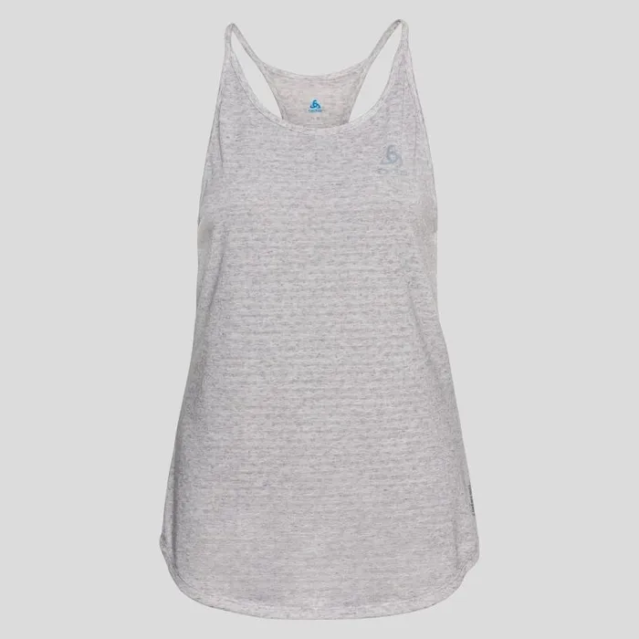 Odlo Tshirts and Polos The Run Easy Linencool Tank Stone Grey Melange 8211 Women Odlo Tshirts and Polos The Run Easy Linencool Tank Stone Grey Melange 8211 Women